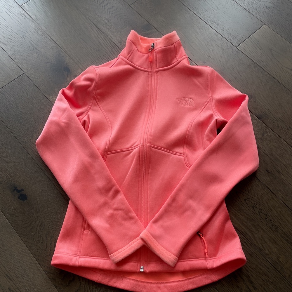 💝THe North Face Neon Orange Fleece Jacket XS
